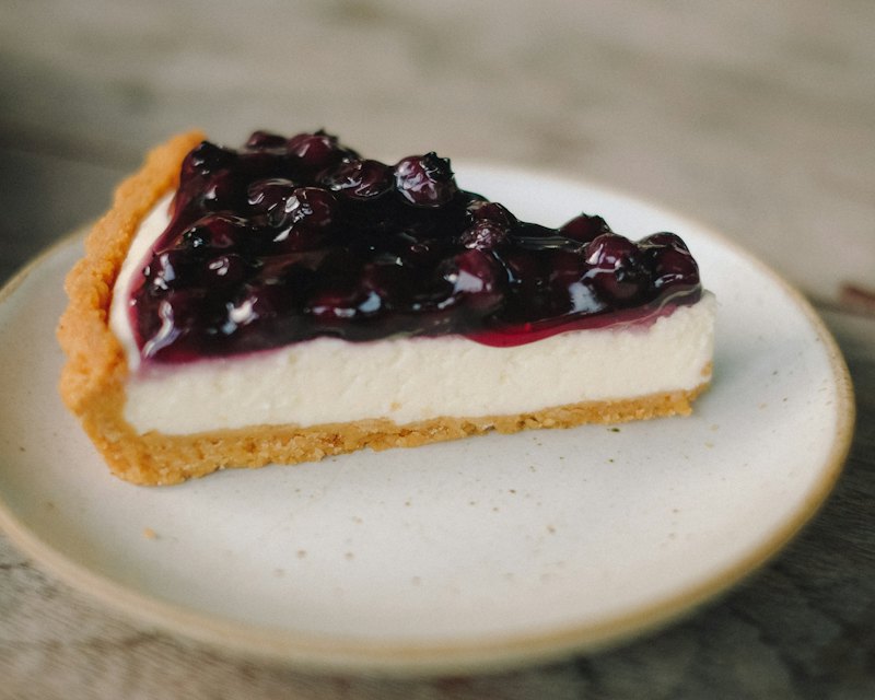 Slice of cheesecake
